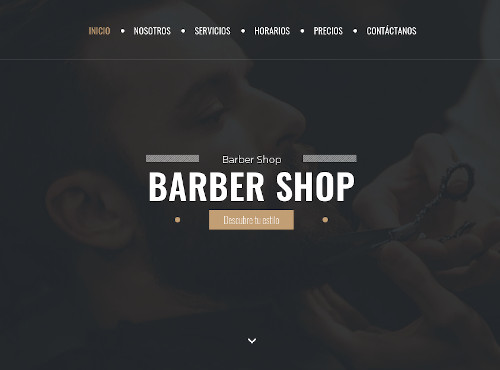 Sitio web para barberias