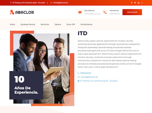 Sitio Web Profesional para Empresas de Servicios